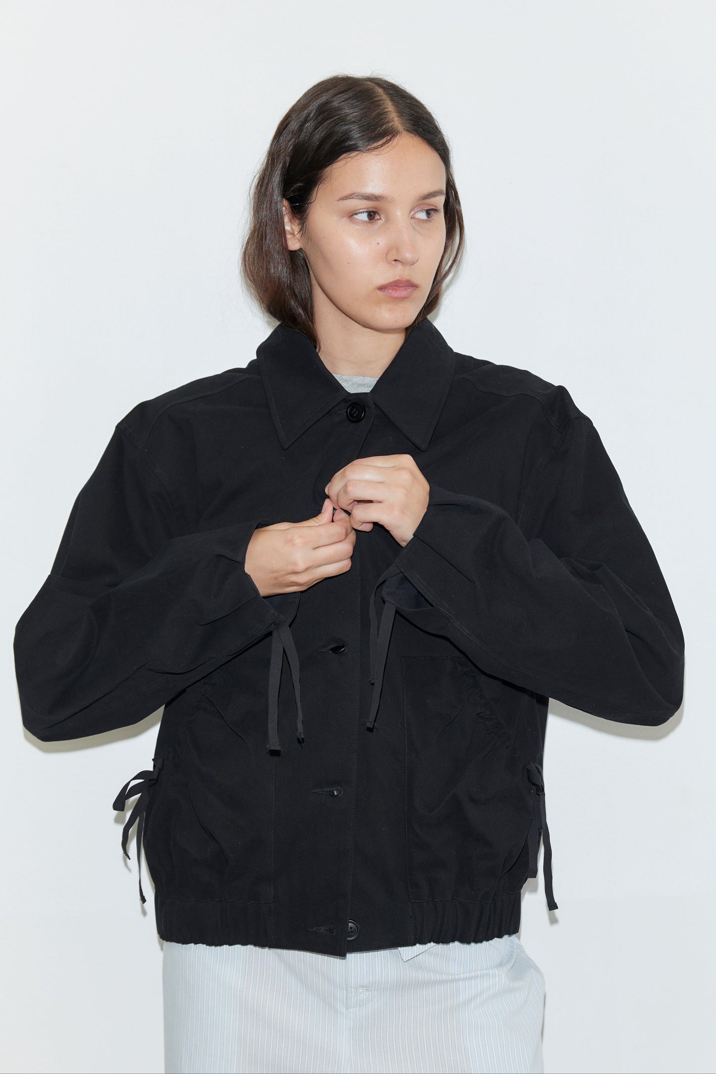 Button Up Jacket - Black