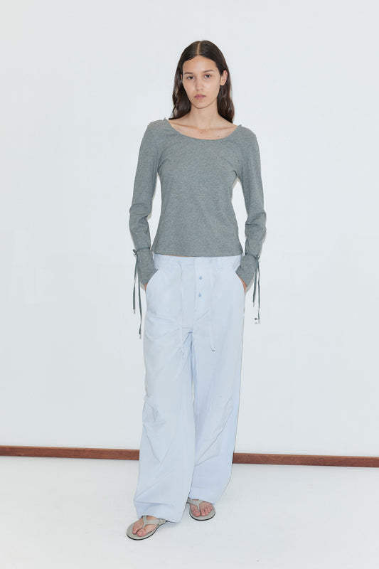 Panel Leg Pant - Powder Blue