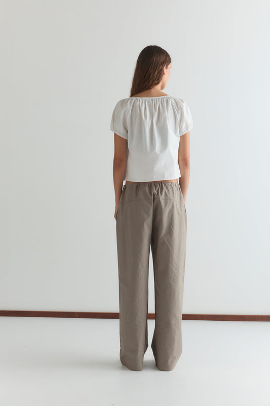 Poplin T Shirt - White