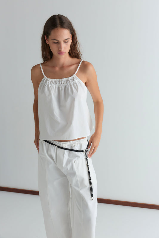 Double Layer Top - White