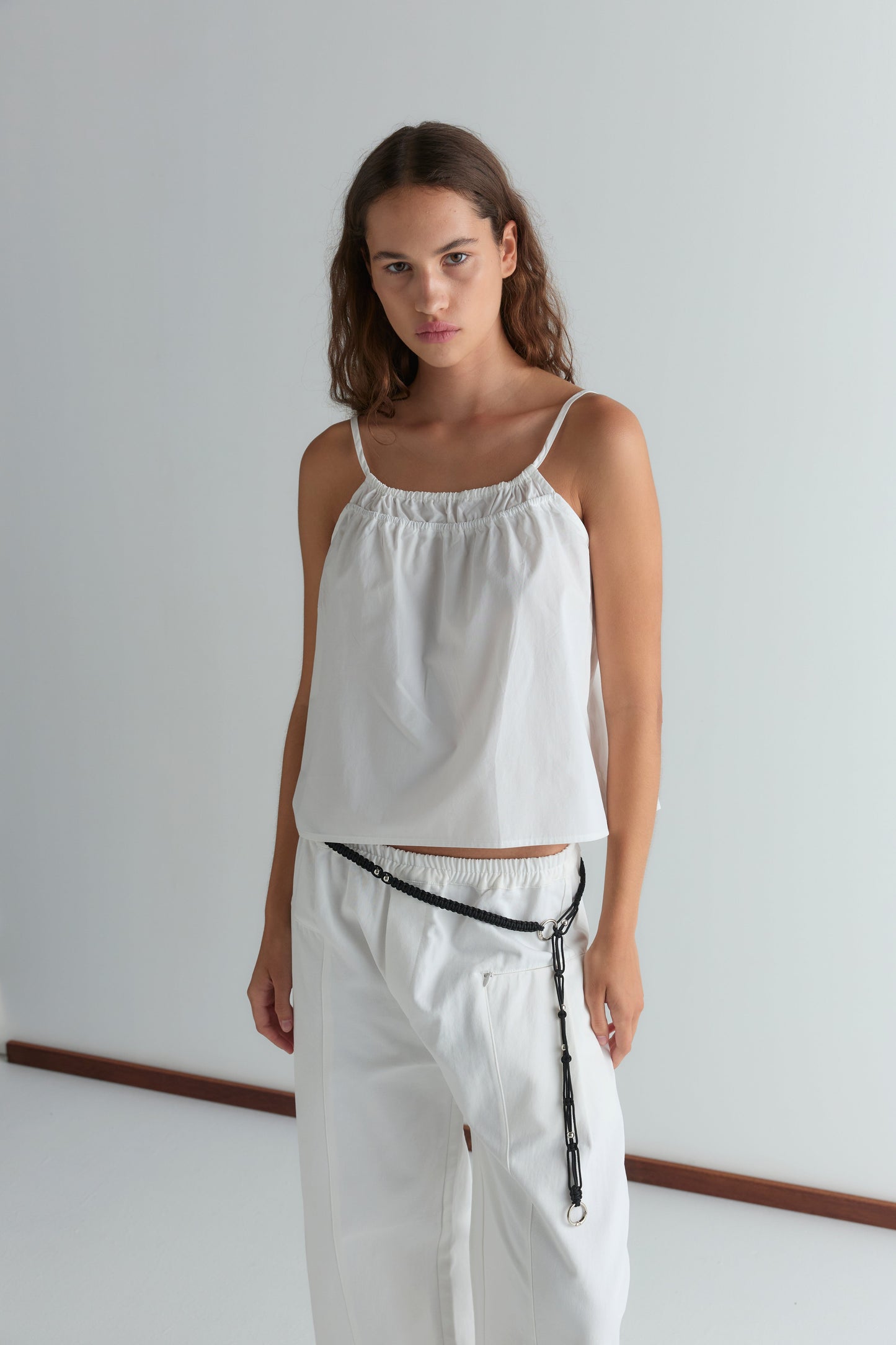 Double Layer Top - White