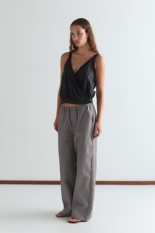 Overlie Top - Black