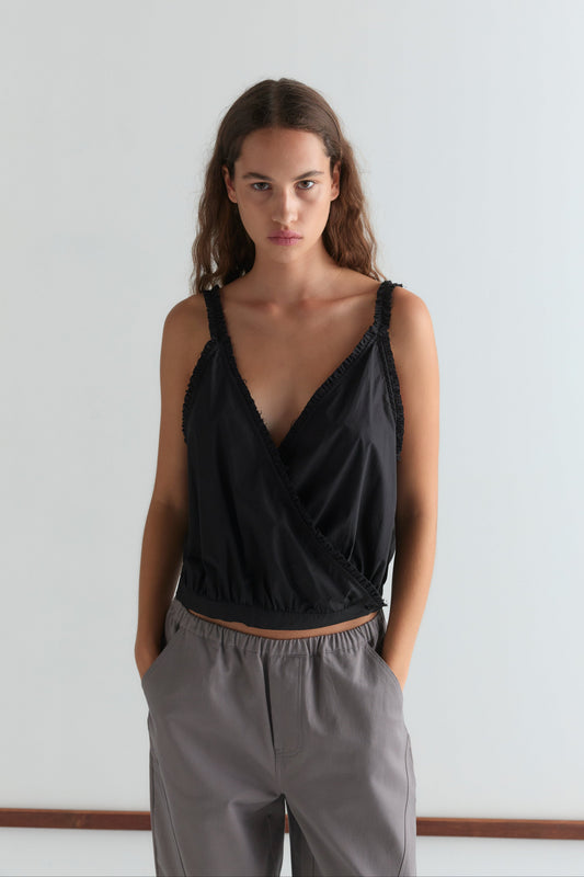 Overlie Top - Black