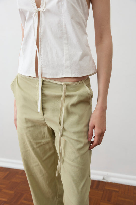 Cross Tie Pant -Sage Stone