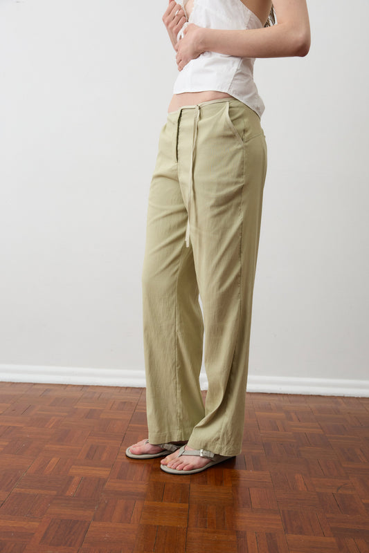 Cross Tie Pant -Sage Stone