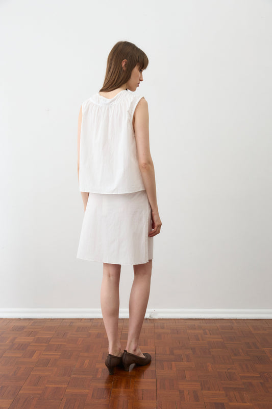 Ribbon Skirt - White