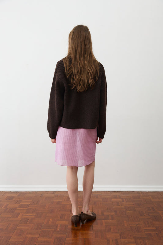 Clasp Knit - Brown