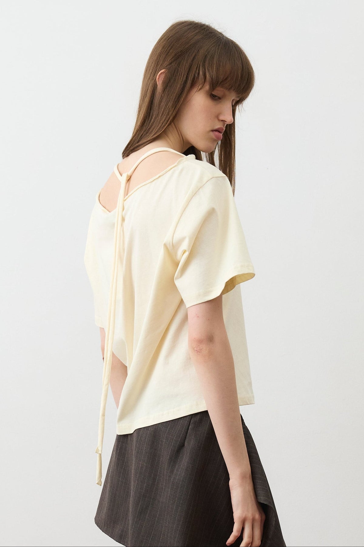 Tie Up Tee - Off White