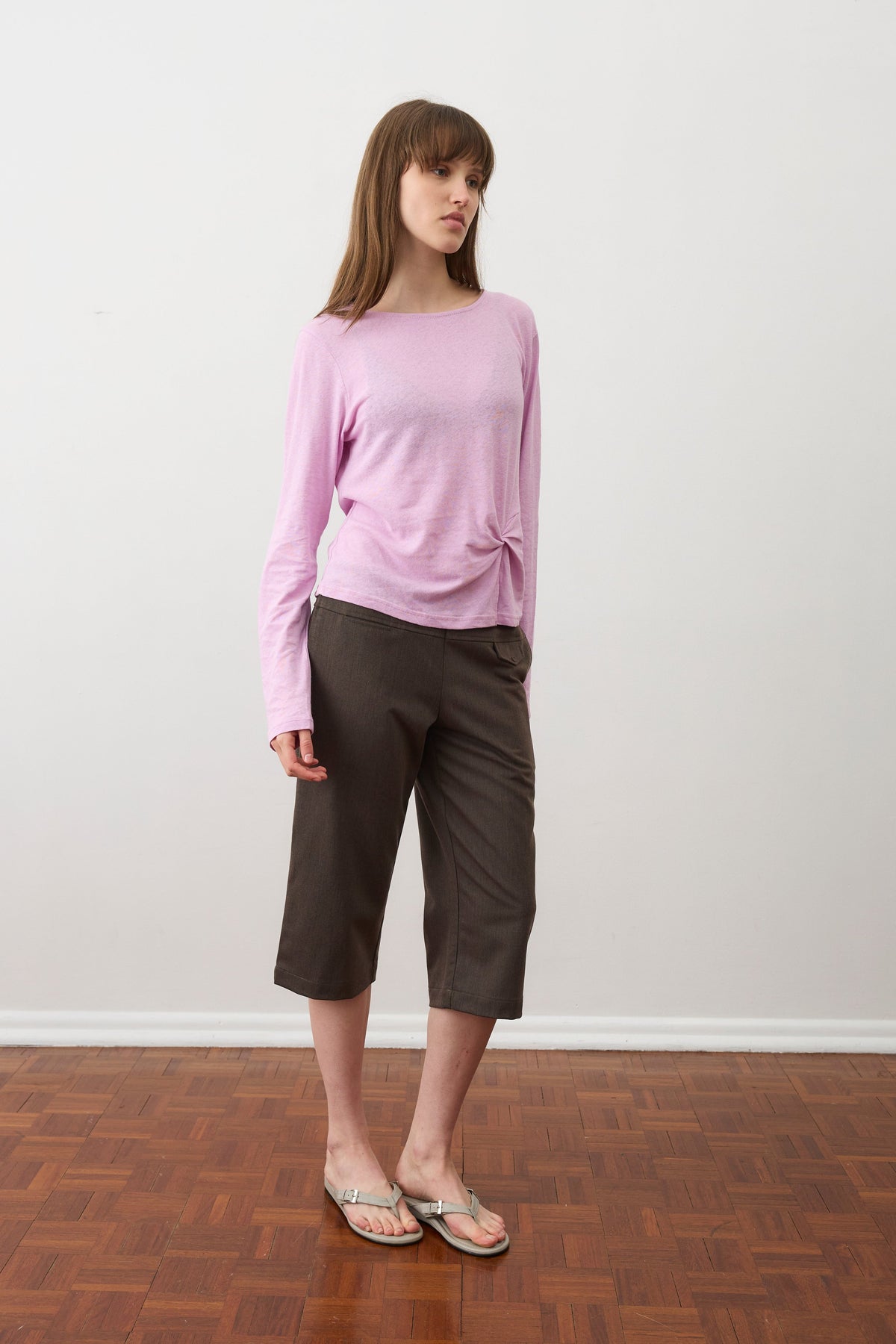 Pocket Capri - Brown