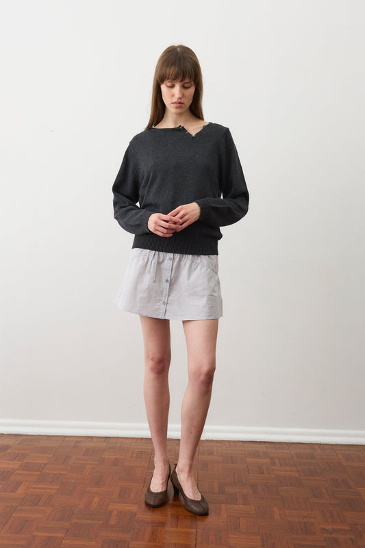 Open Knit - Grey
