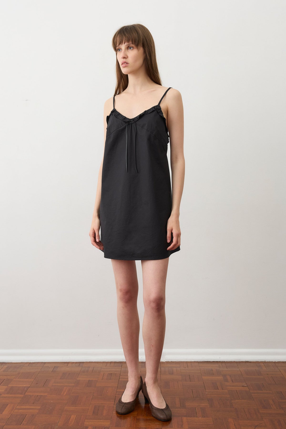 Bias Mini Dress - Black
