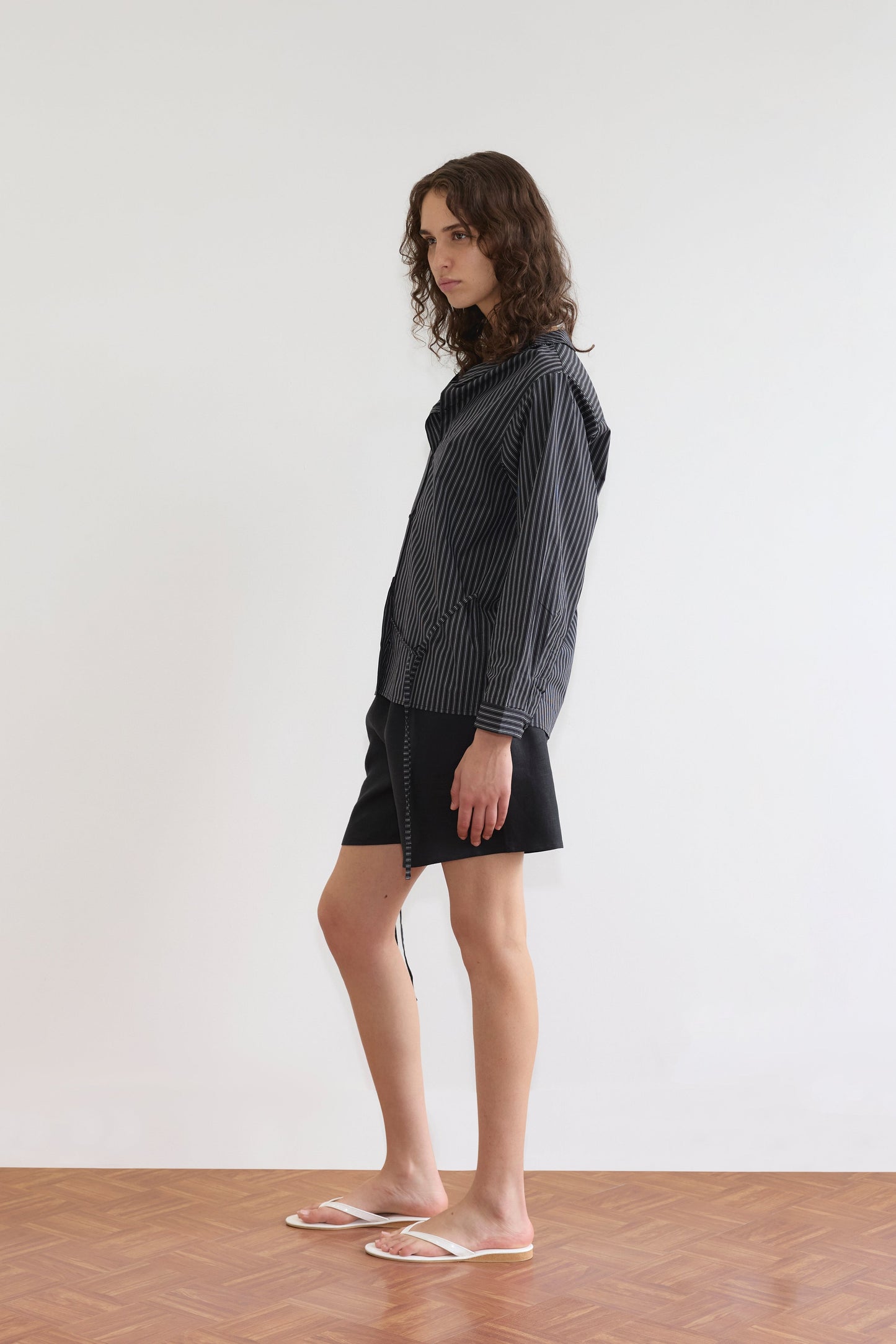 Left Shirt - Mono Stripe