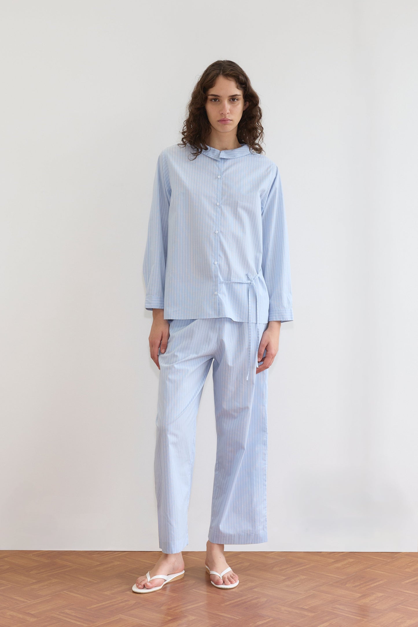 Left Set - Lake Blue Stripe
