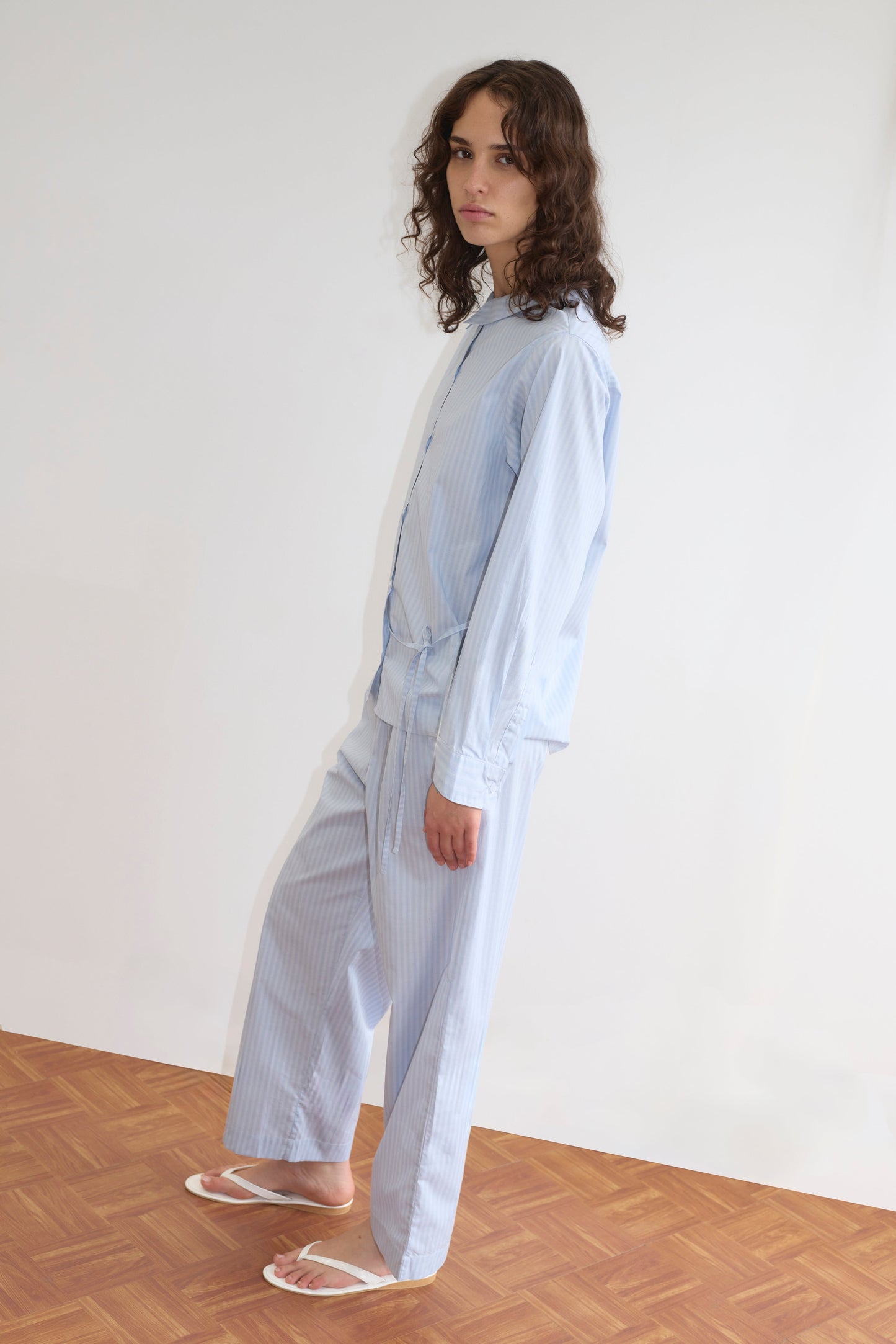 Left Set - Lake Blue Stripe