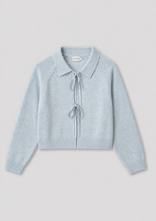 Box Cardigan - Young Blue