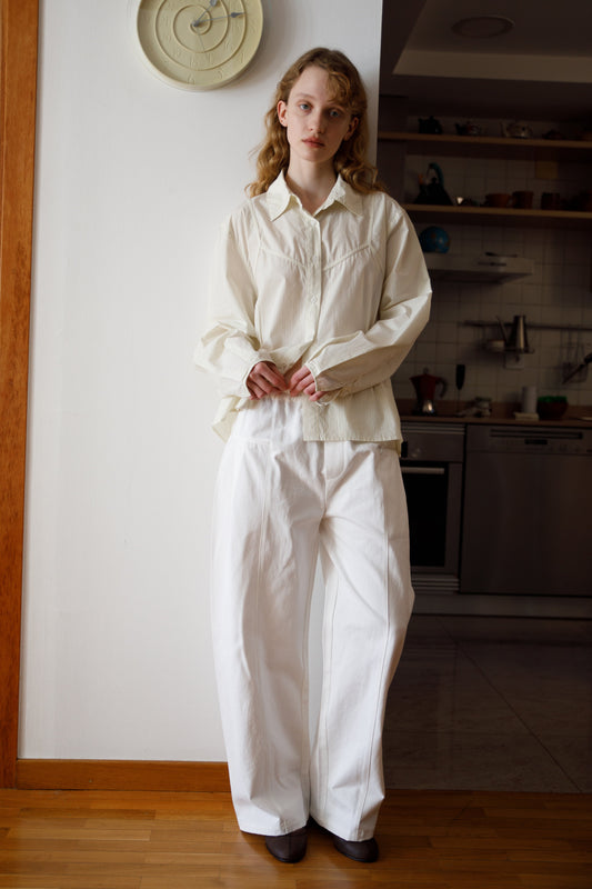 Cami Overshirt - Citrus Stripe