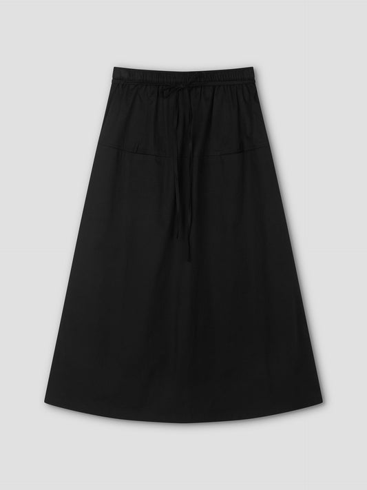 Loop Pocket Skirt - Black