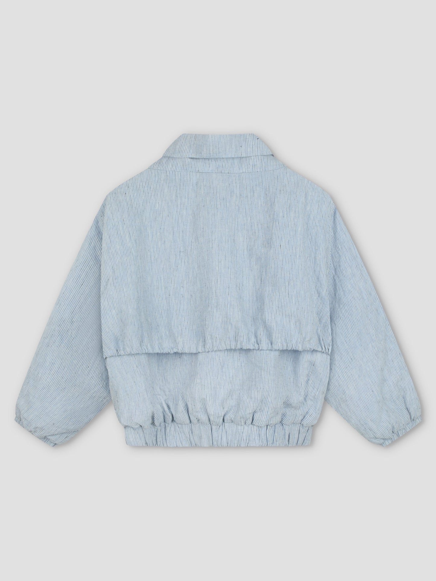 Double Layered Jacket - Blue Stripe