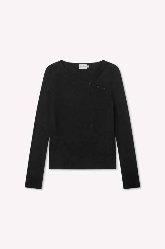 Multi Button Top - Black