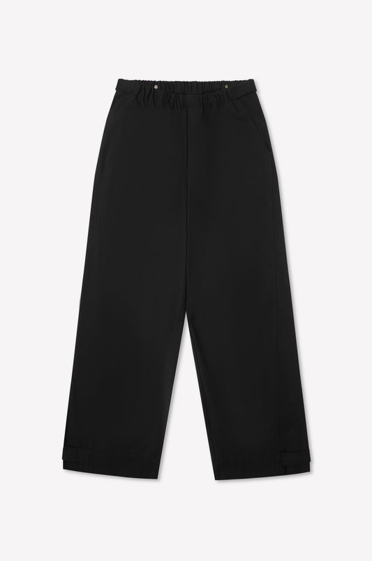 Snap Tab Pant - Black