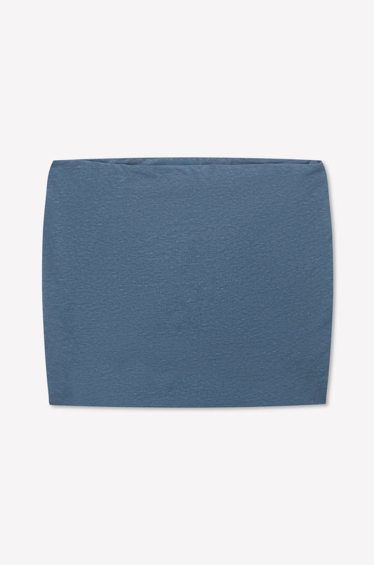 Double Layer Jersey Halter - Blue