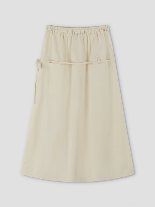 Loop Pocket Skirt - Off White