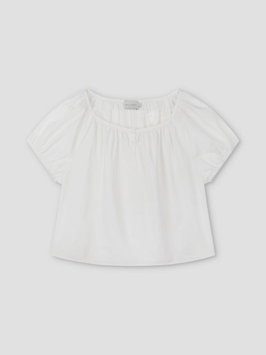 Poplin T Shirt - White