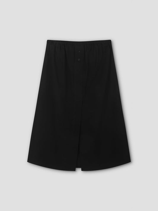 Overlap Skirt - Black
