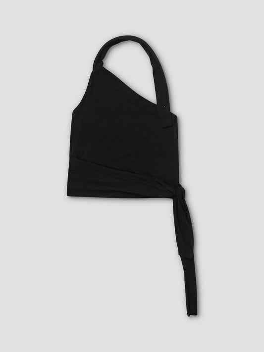 Drape Halter - Black