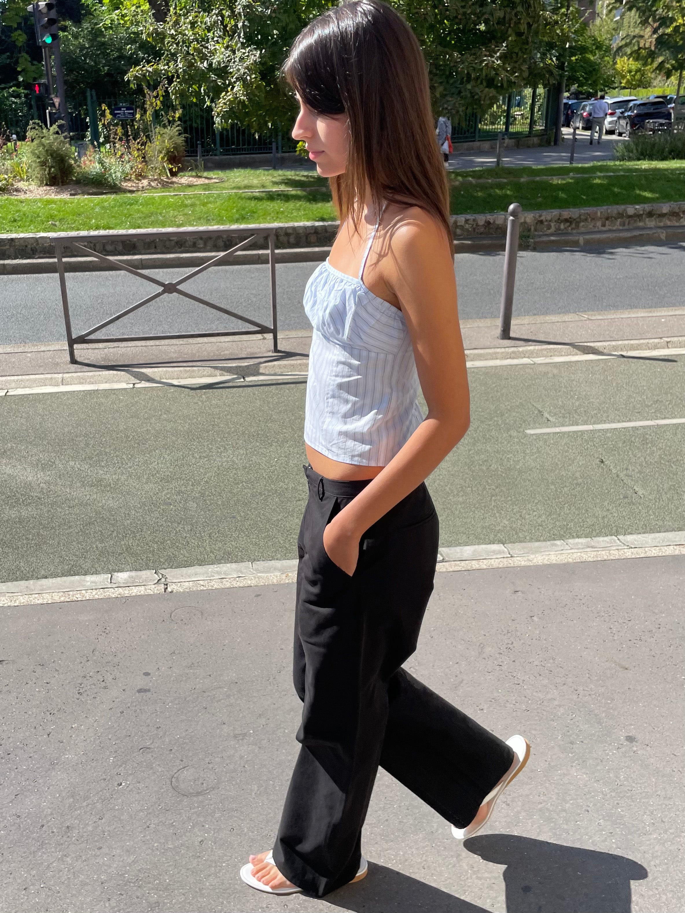 Strap Top - Mineral Stripe – Deiji Studios US
