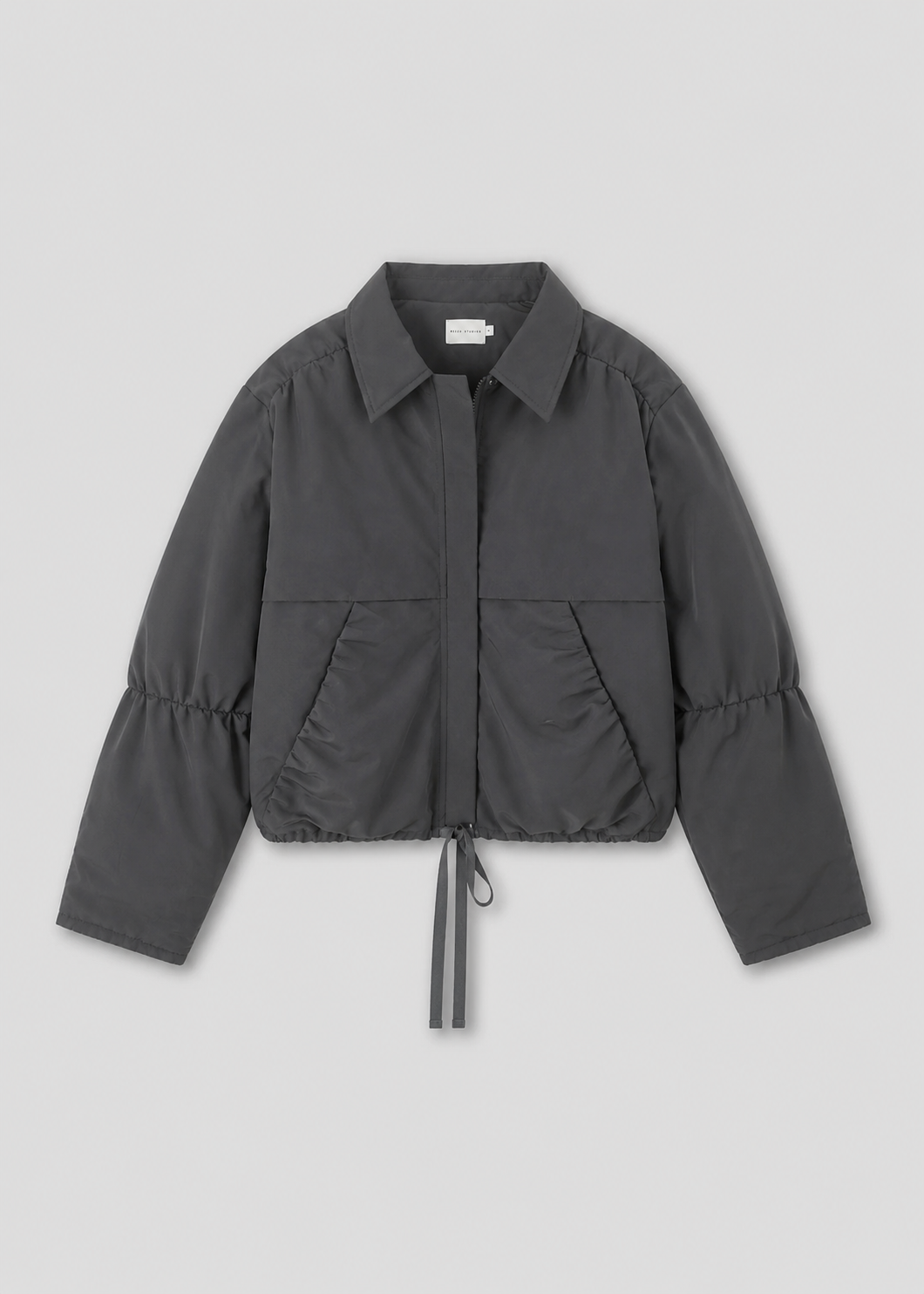 Gathered Jacket - Slate
