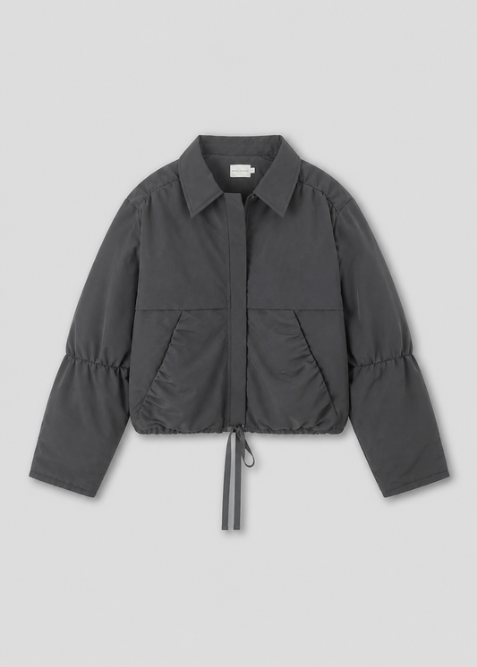 Gathered Jacket - Slate