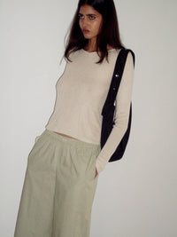 Knitted Top - Fawn