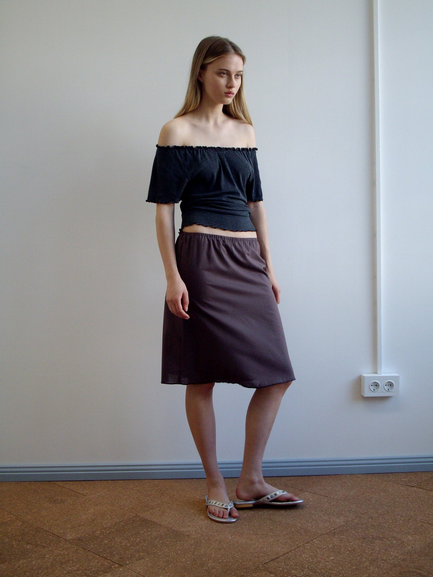 Simple Skirt - Raisin