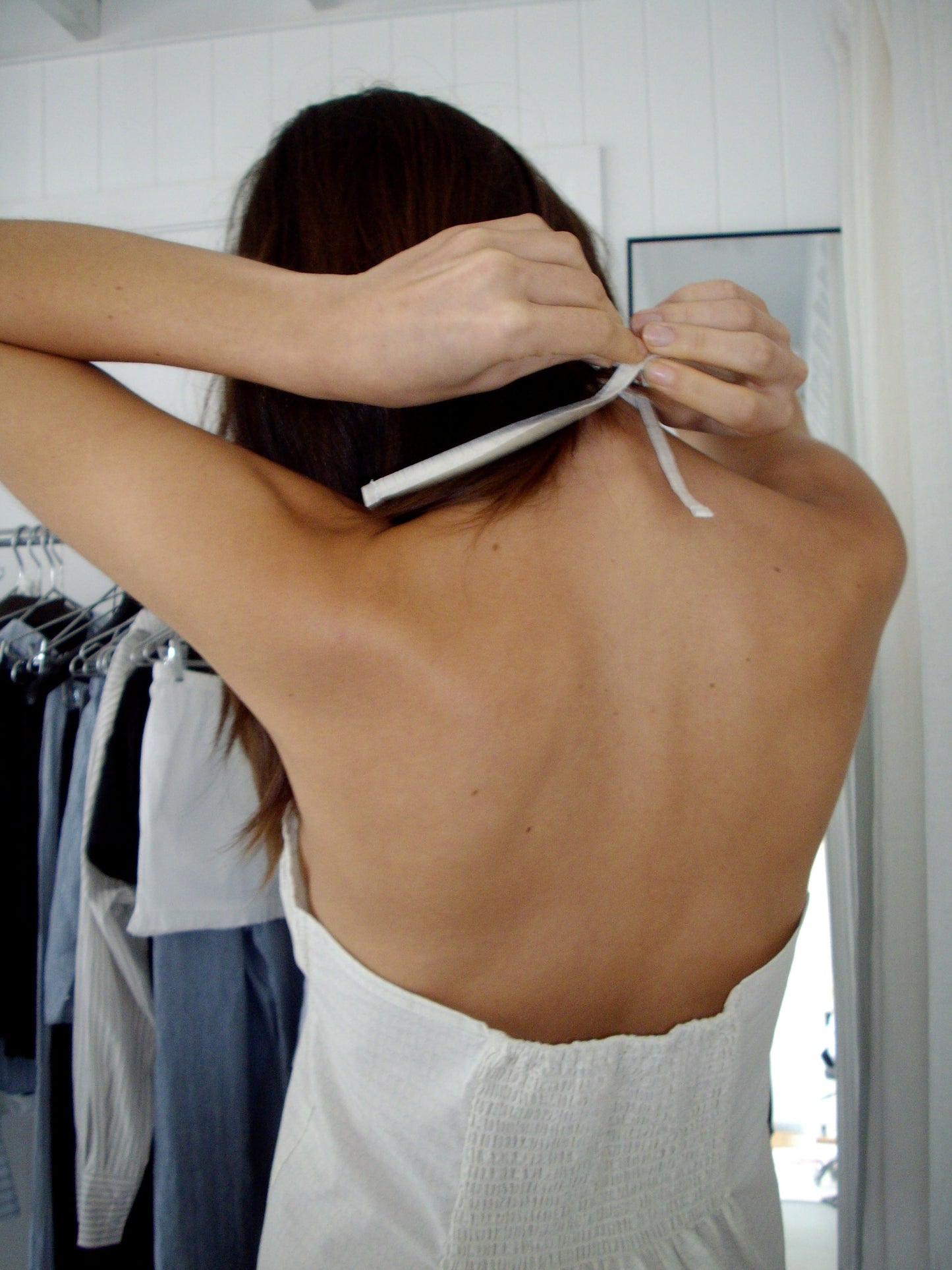 Strap Top - Bone Check