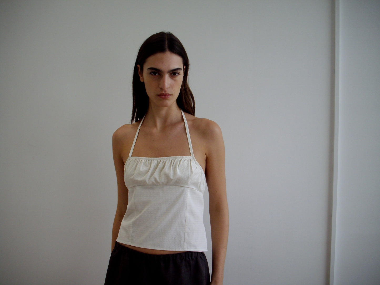 Strap Top - Bone Check