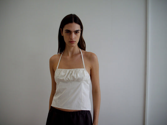 Strap Top - Bone Check