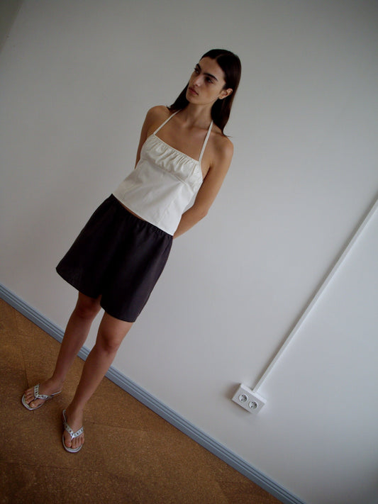 Strap Top - Bone Check