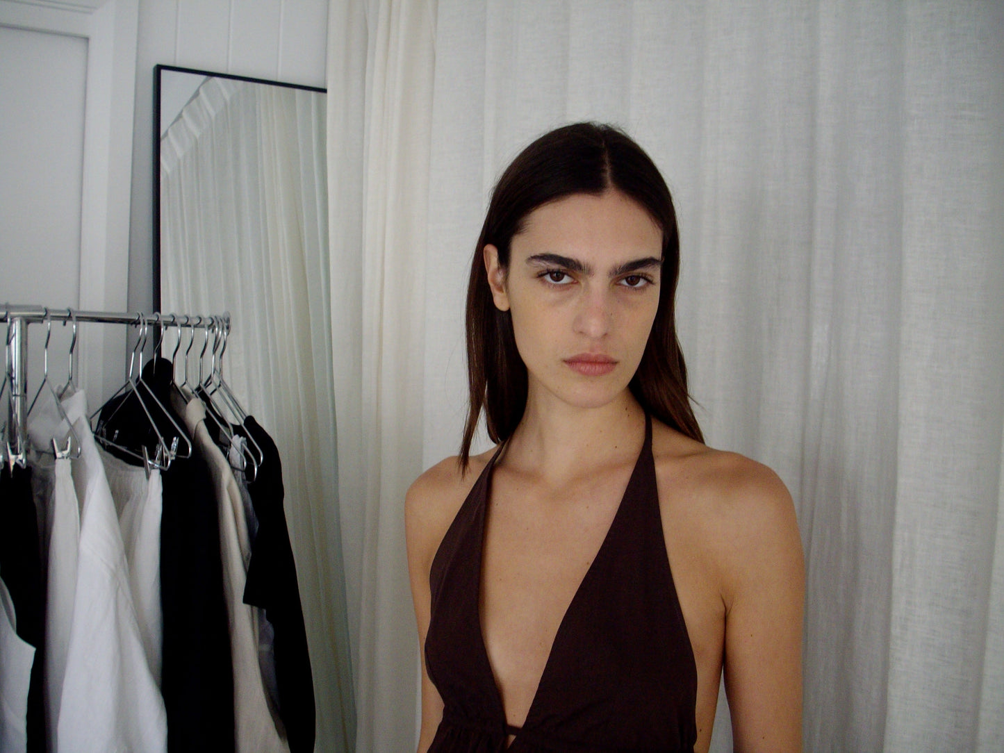 Button Halter - Umber