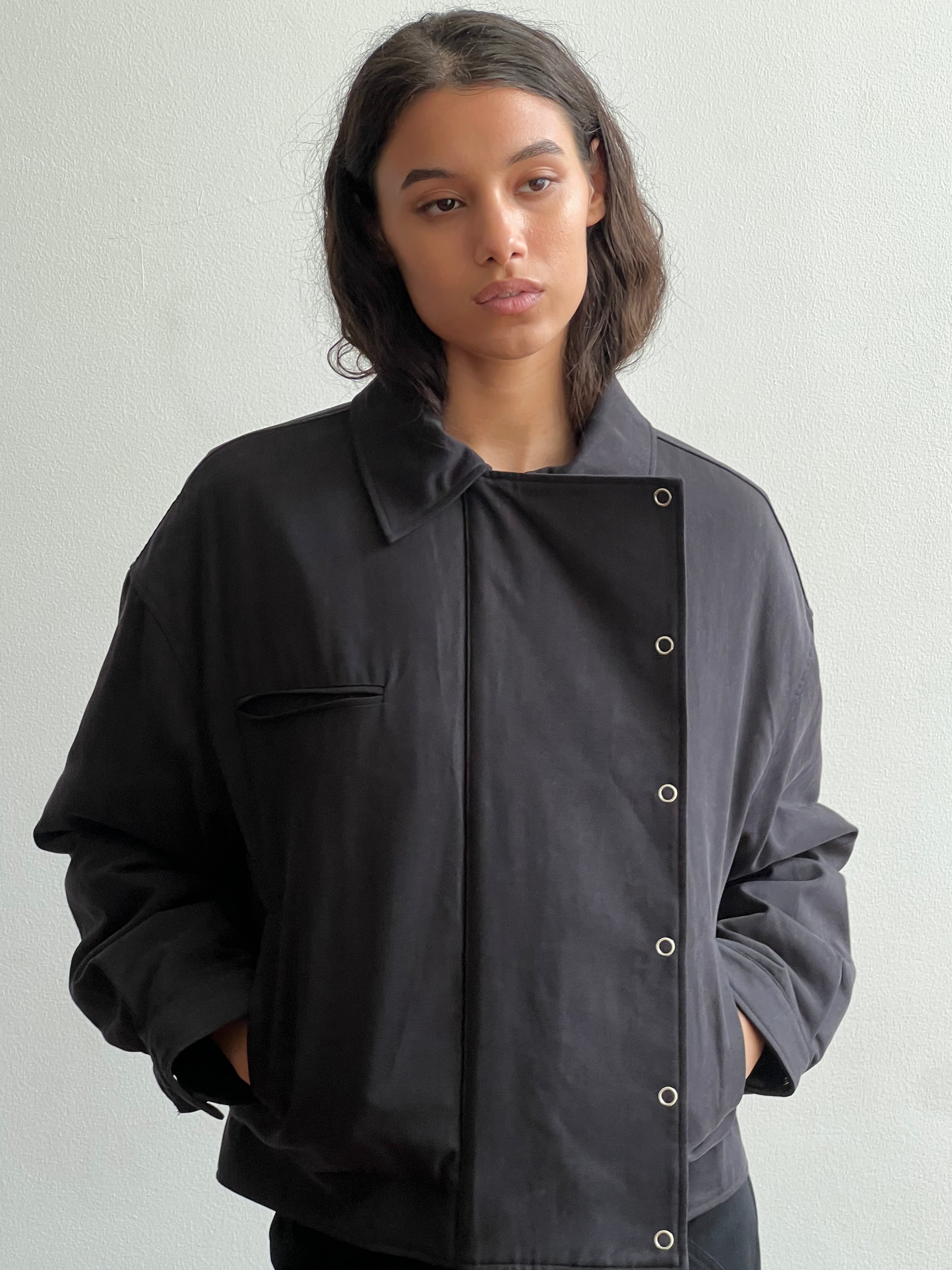 Lapel Jacket - Black – Deiji Studios US