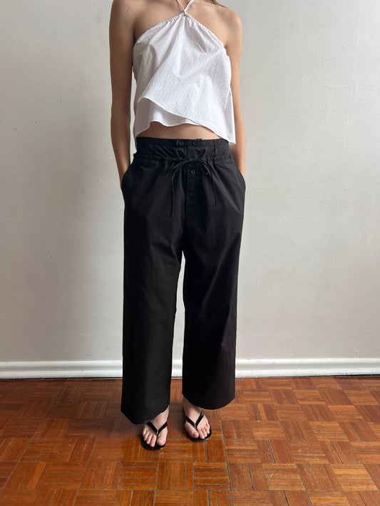 Two Band Pant  - Black