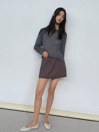 Layered Skirt - Chocolate