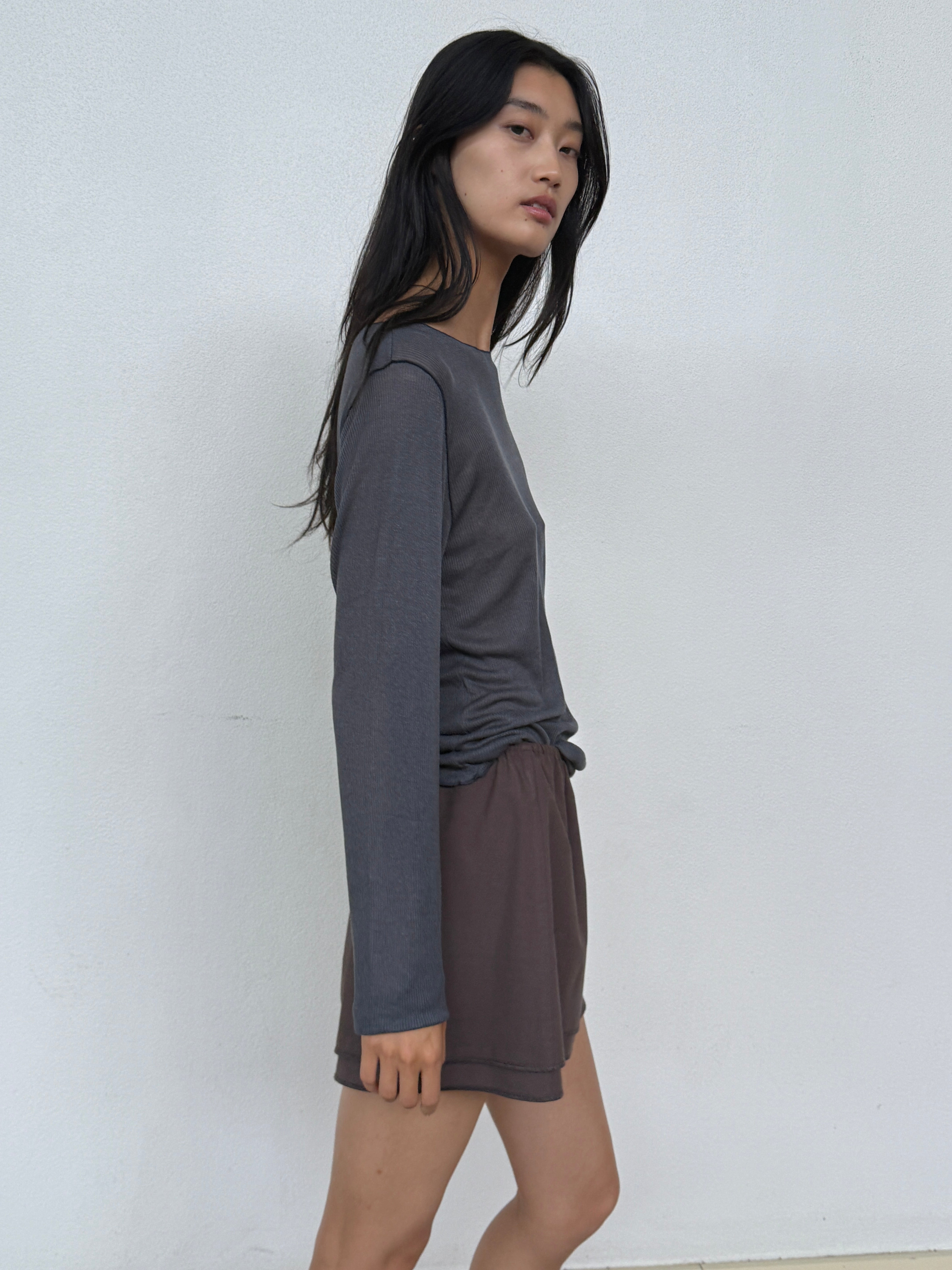 Knit Long Sleeve - Steel – Deiji Studios US
