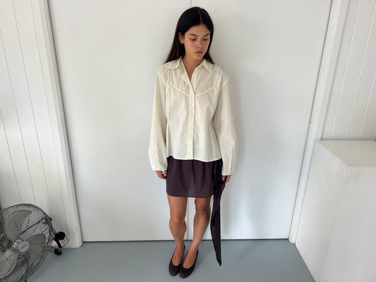 Cami Overshirt - Citrus Stripe