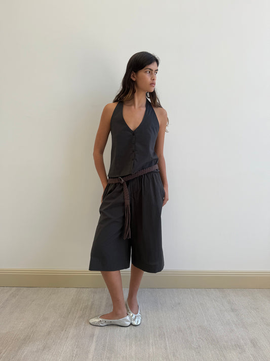 Waist Halter - Black Stripe