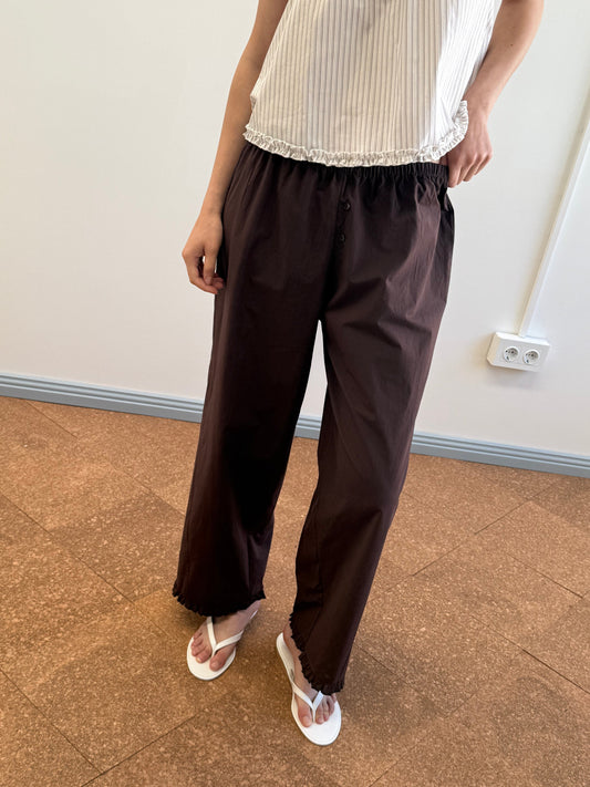Flounce Pant - Umber