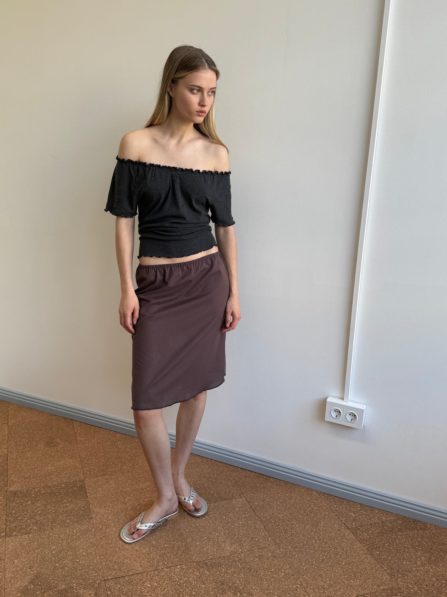 Simple Skirt - Raisin