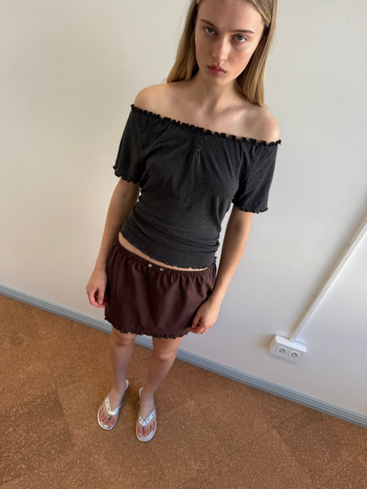 Flounce Mini - Umber