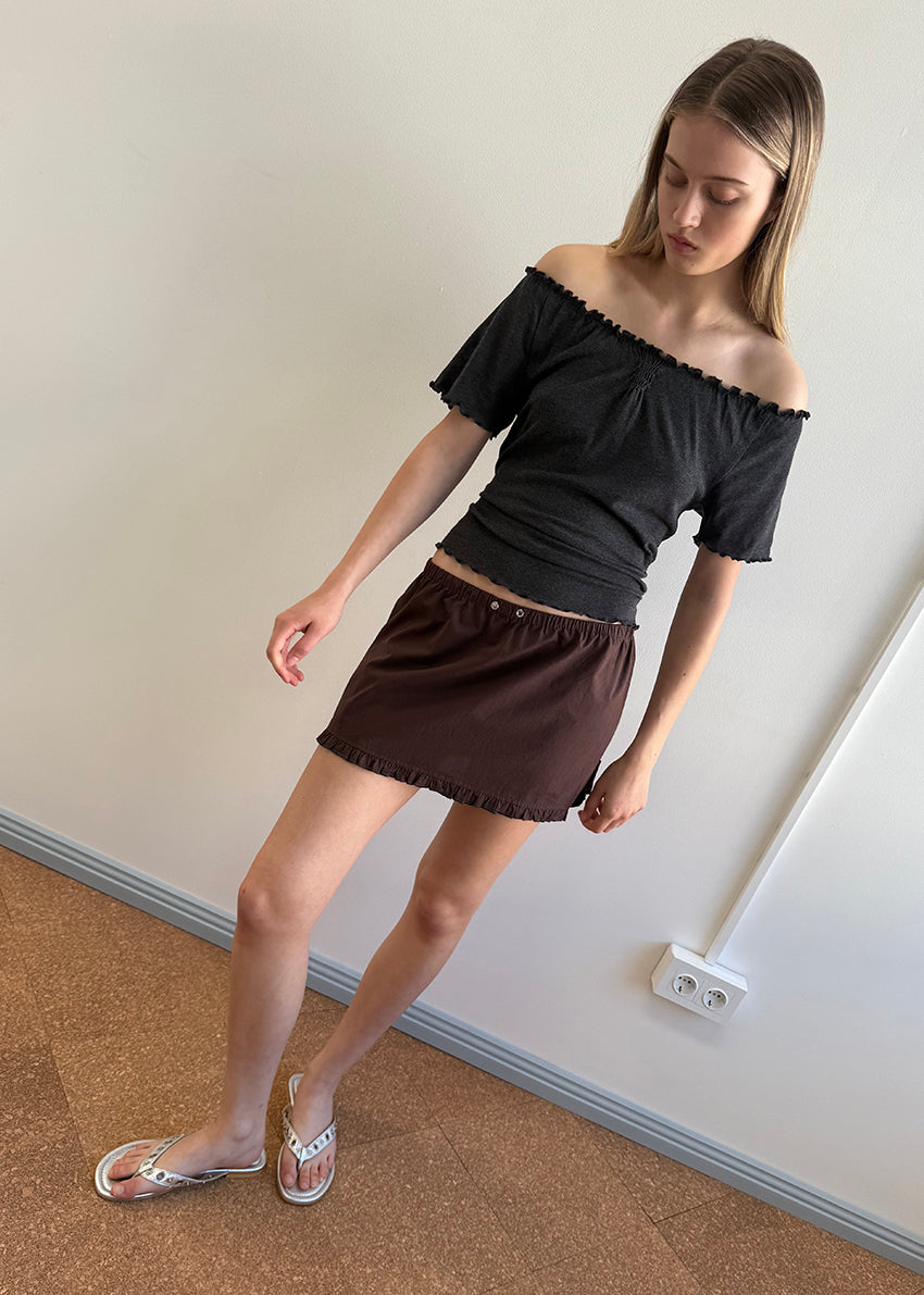 Flounce Mini - Umber