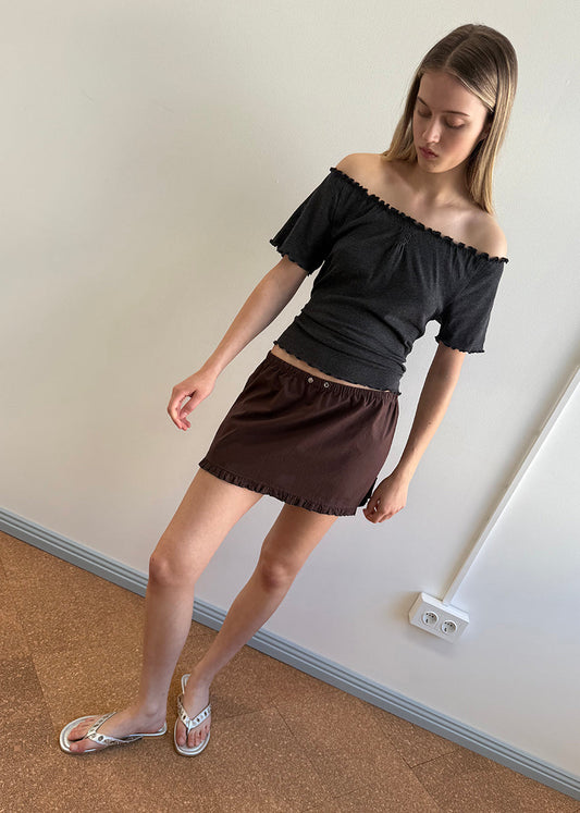 Flounce Mini - Umber